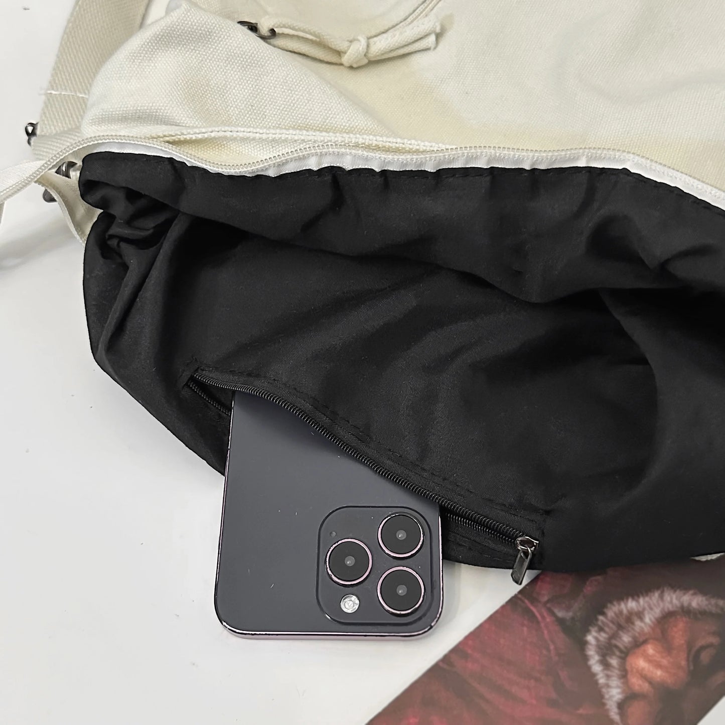 Women's Backpack Multi-Purpose Bag Large Capacity Pure Color Design Versatile Commuter Crossbody Bag Personalized Trendyy Canvas Bag Shoulder Bag Backpack