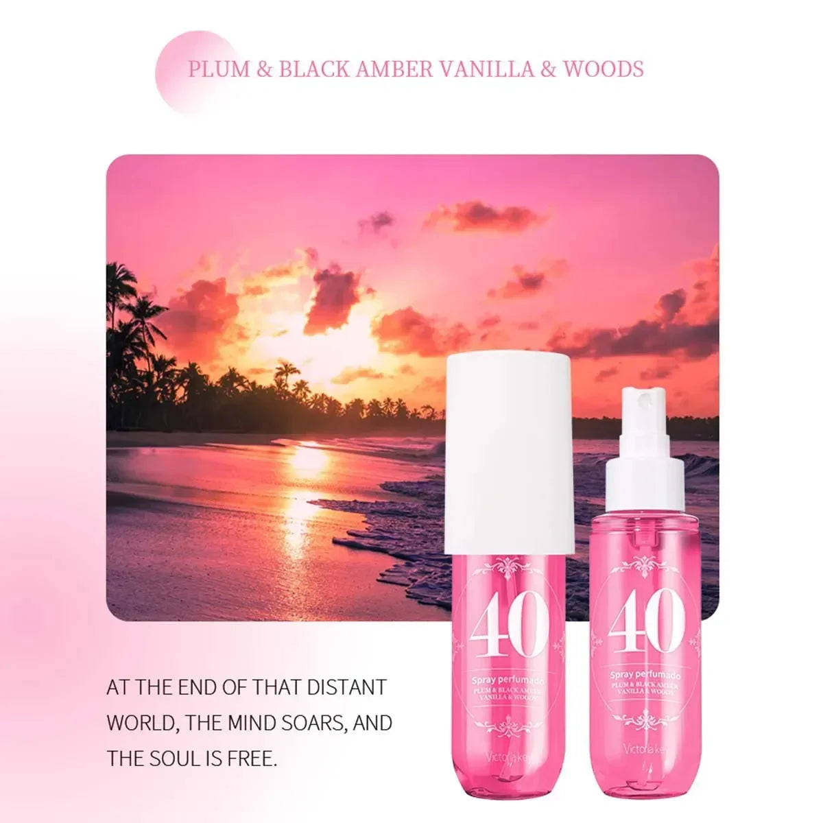 Body fragrance spray Fresh air Scent Long Fruity Non-irritating Portable Liquid Perfume Moisturizes Skin For Men And Women 90ml