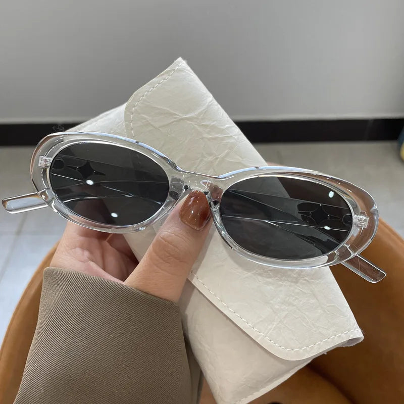Women's Sunglasses 2025 NEW Sunglasses Unique Oval Sun Glasses Men Goggle Shades Mirror Colorful Y2K Popular Fashion Eyewear