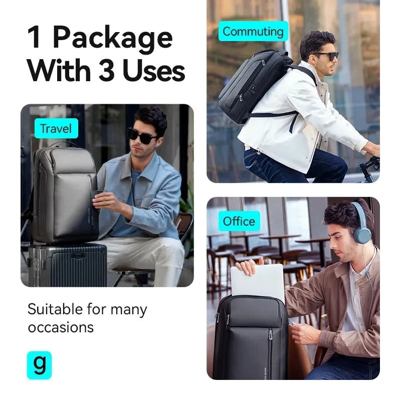 Mark Ryden Travel Backpack Men's Shoulder Laptop Bag Multifunctional Large Capacity Business Backpack with USB Charging Port