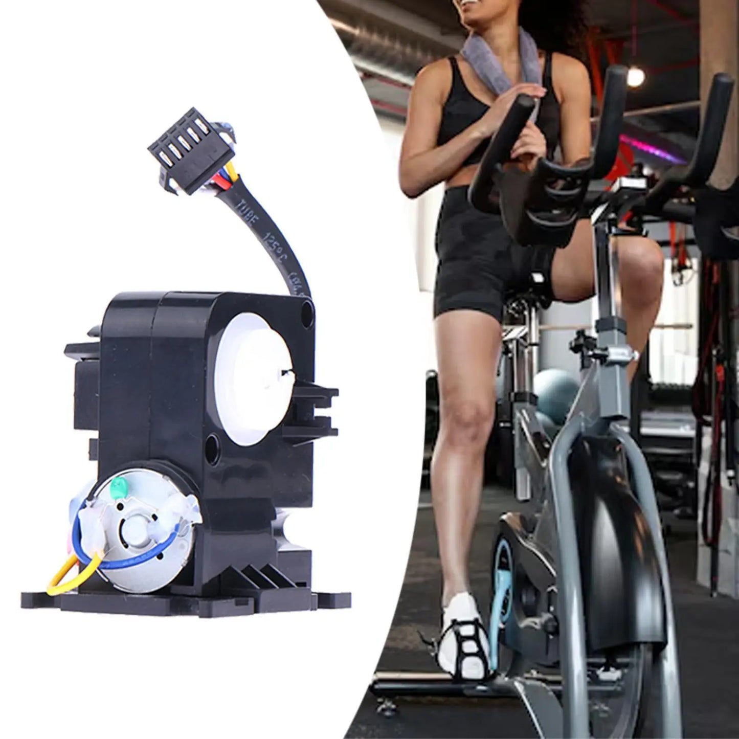 Fitness Resistance Tension Motor Tension Cable Exercise Equipment Elliptical Resistance Gear Motor for Home Workout