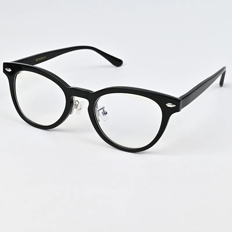 Trendy Flip Up Eyeglasses Frames Fashion Men Women Blue Light Blocking Glasses