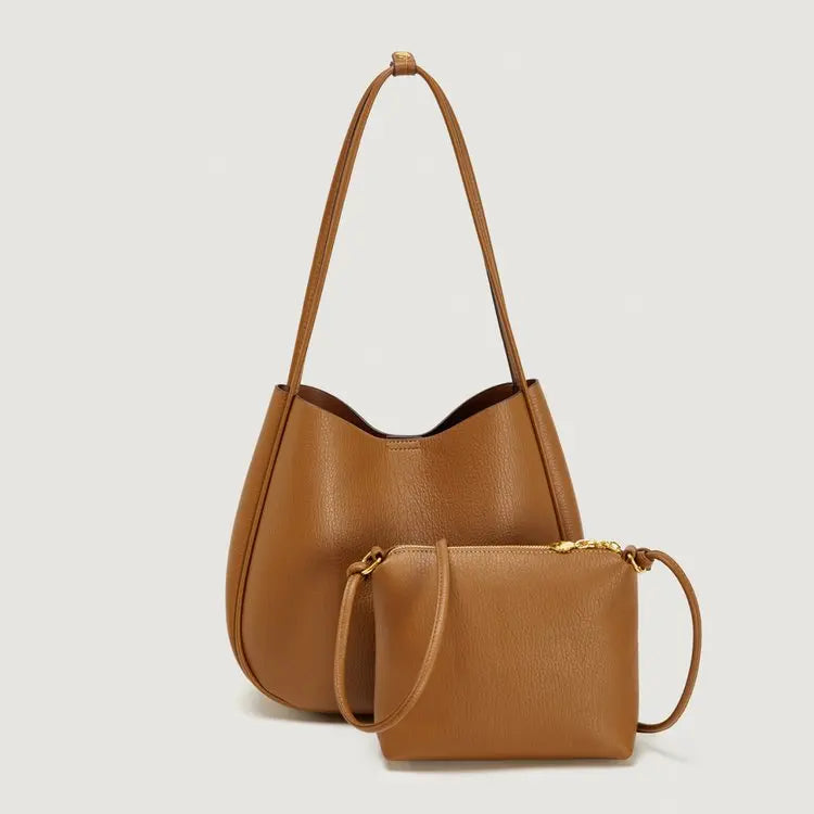 Women's bag Atmospheric versatile handbag Commuter shoulder messenger bag Large capacity armpit bag Casual bucket bag Women's
