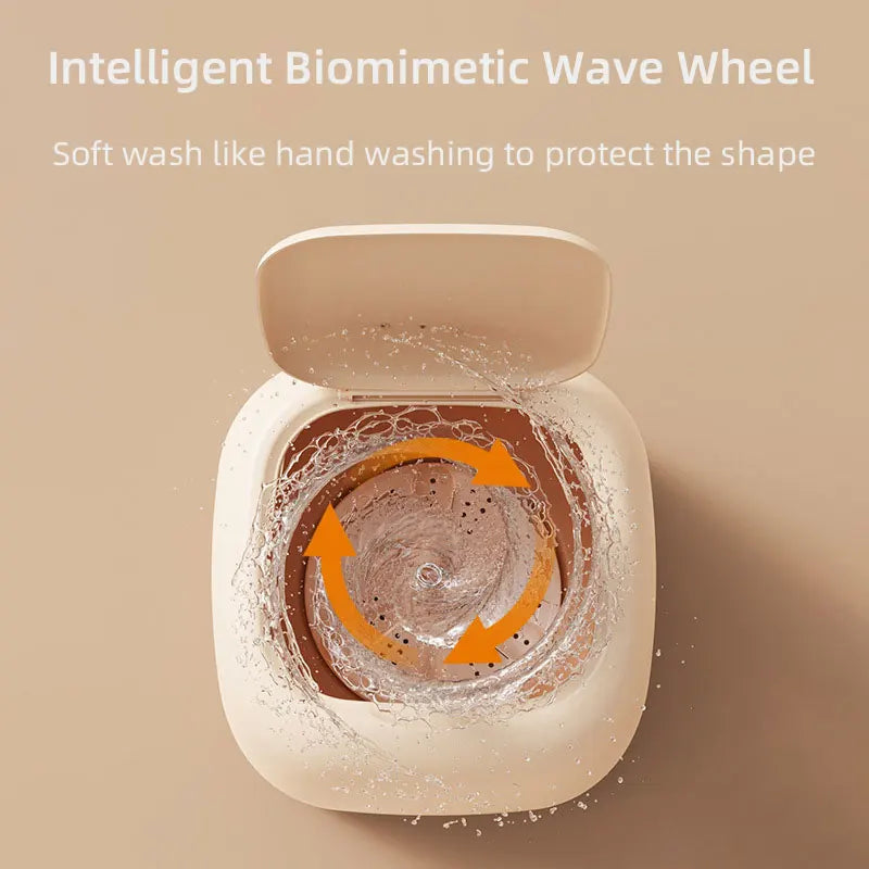 Mini Washing Machine,9L Capacity,Portable Home Dormitory Underwear Socks Elution Washer,3 Major Cleaning And Care Modes
