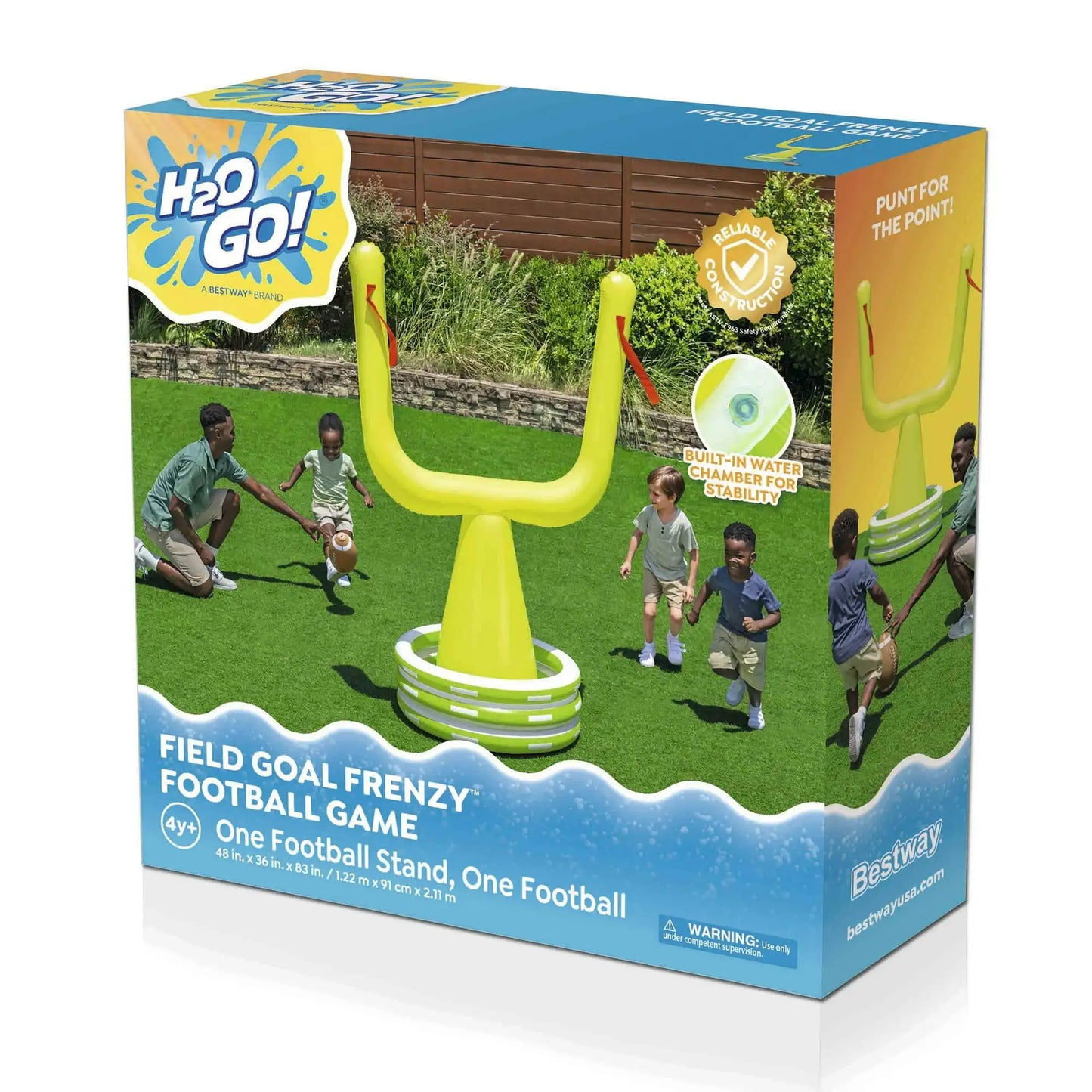 Field Goal Frenzy Kids Outdoor Inflatable Football Game