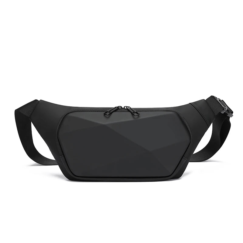 Men's crossbody bag - casual daily use, chest bag, city commuting, fashionable design, waist bag