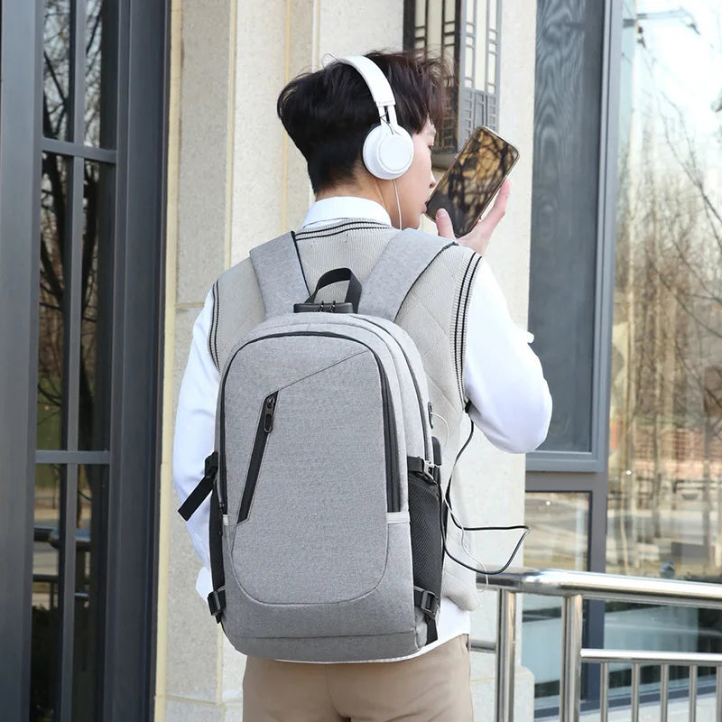 Backpack Men's Multifunctional Large Capacity Men's Business Bag USB Charging Backpack Computer Bag