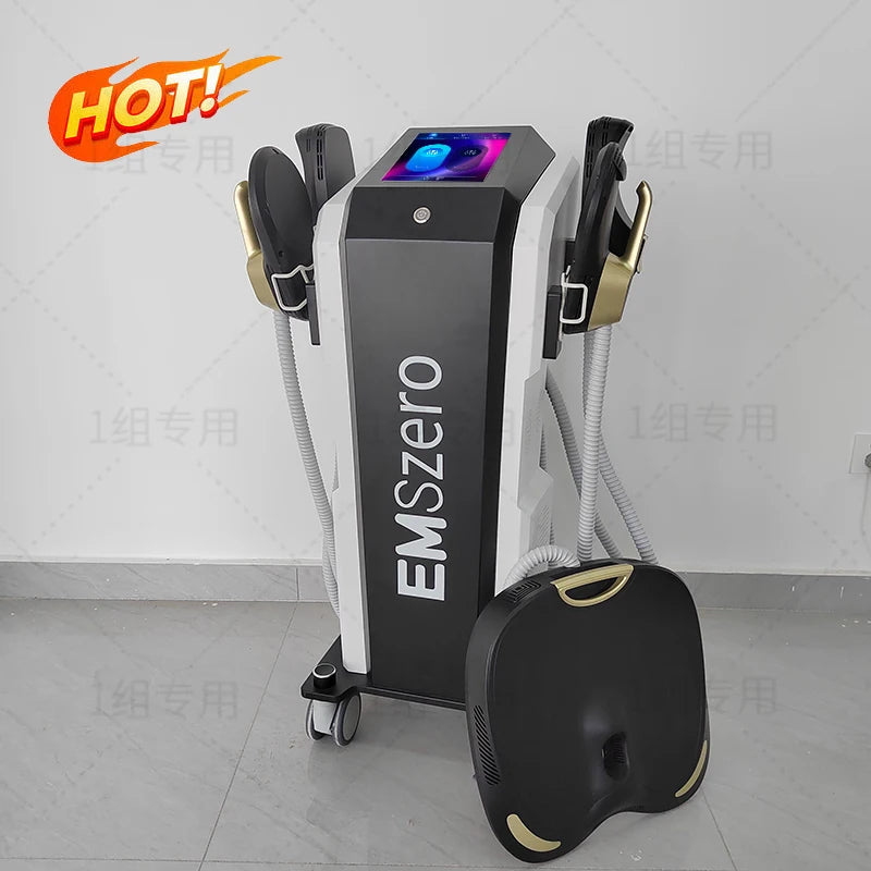 6500W 200Hz RF Body Sculpting Machine Fat Burning Skin Tightening Device Radio Frequency Muscle Stimulator EMSzero