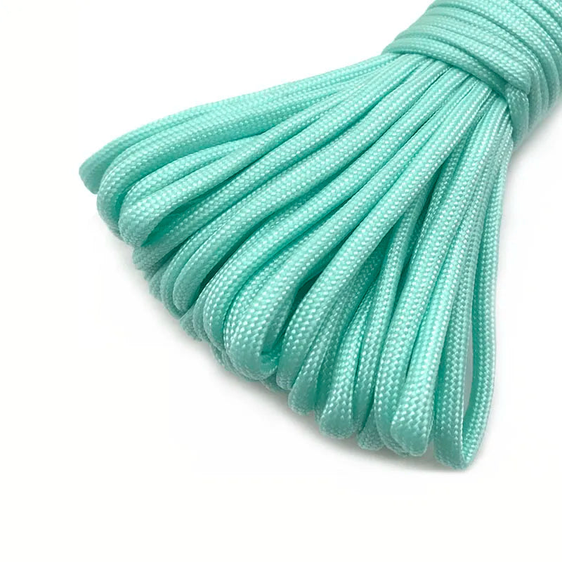 4 Size Dia.4mm 7 Stand Cores Paracord 550 For Survival Parachute Cord Lanyard Climbing Camping Rope Hiking Clothesline Bracelet