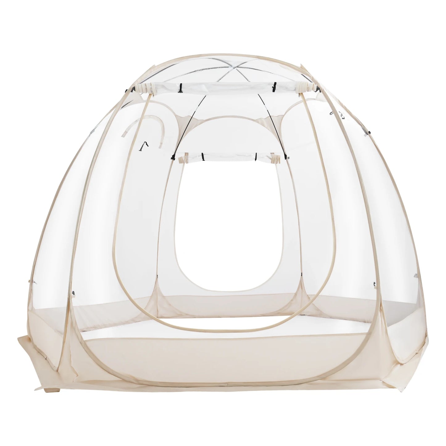 Clear Pop Up Bubble Tent Garden Courtyard Tent Camping Tent for Outdoor Lawns, Backyards 3*2.05m/9.84*6.73ft