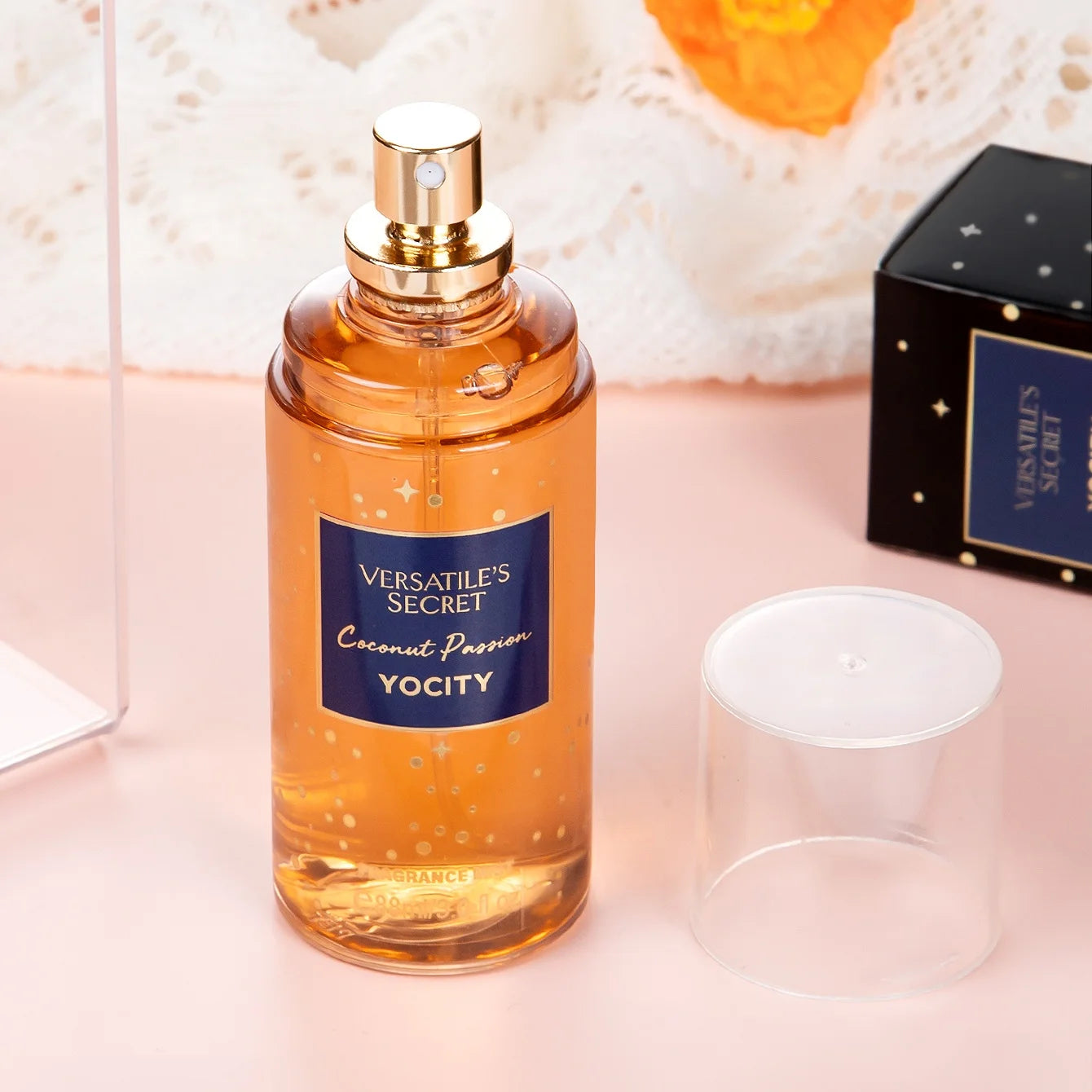 Vanilla Coconut Fragrance Spray Charming Liquid Clothing Fragrance Suitable for Dating Parties Birthday Gifts Home Decor 88ml