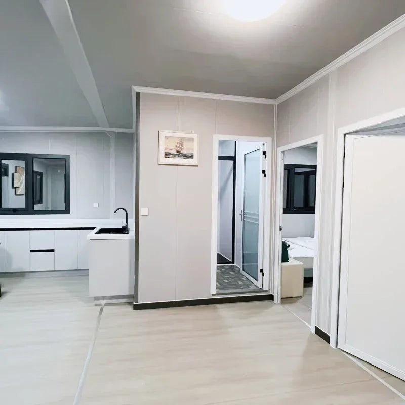 Modern Prefabricated House Modular Home 20ft Container House Complete Office Flat Pack Prefab Container Home 50 Square Meters
