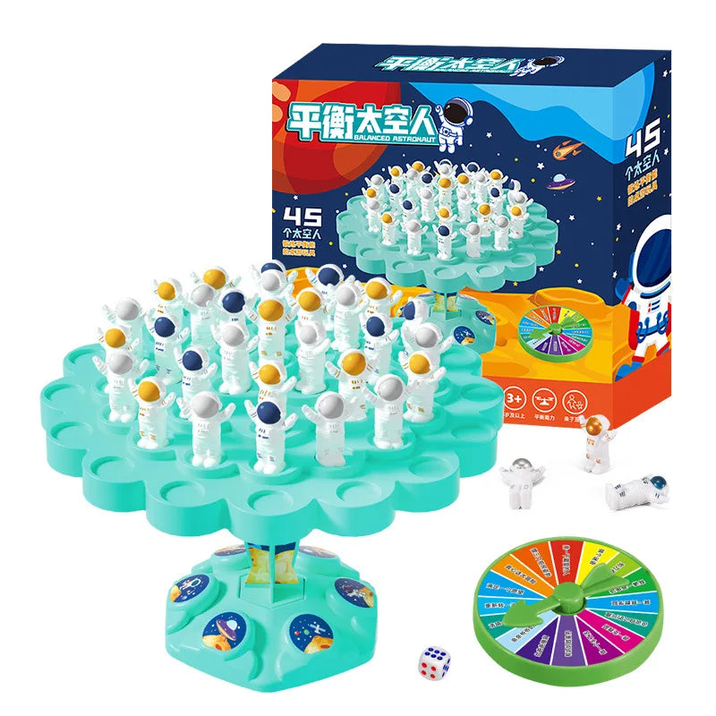 Astronaut Balance Tree Games Balancing Board Game Parent-child Interaction Tabletop Balance Game Toy Space Puzzle Toys Gift