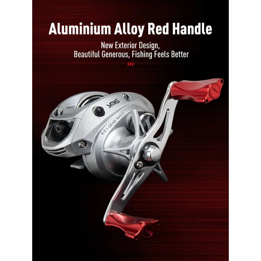 Ultra Light Fishing Baitcasting Reels with 6.5:1 and 7.1:1 Gear Ratio for Precision Casting in Angling Ideal for Freshwater and