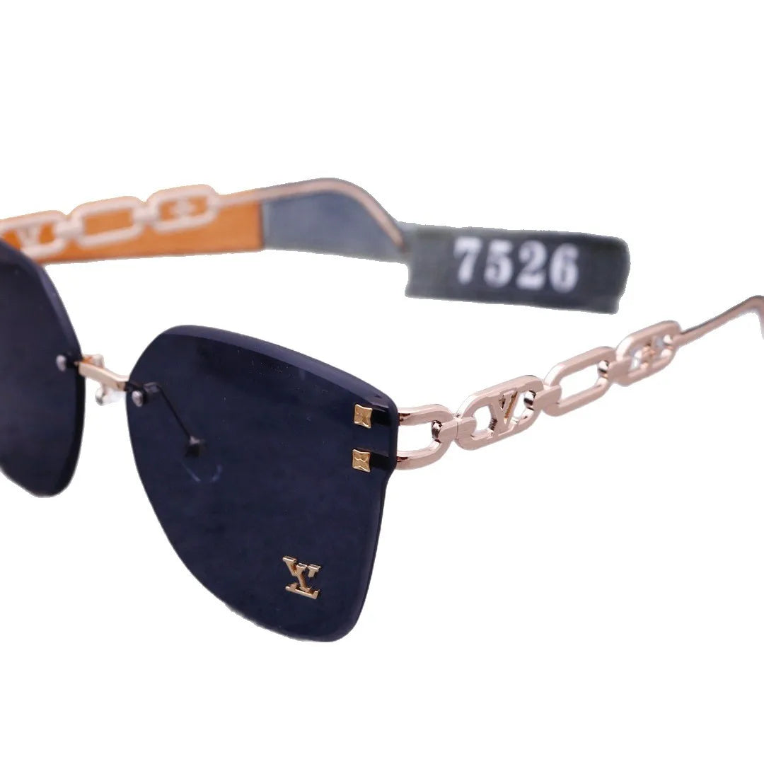 New popular men's and women's sunglasses, fashionable, trendy, personalized, high beauty, travel, sun protection