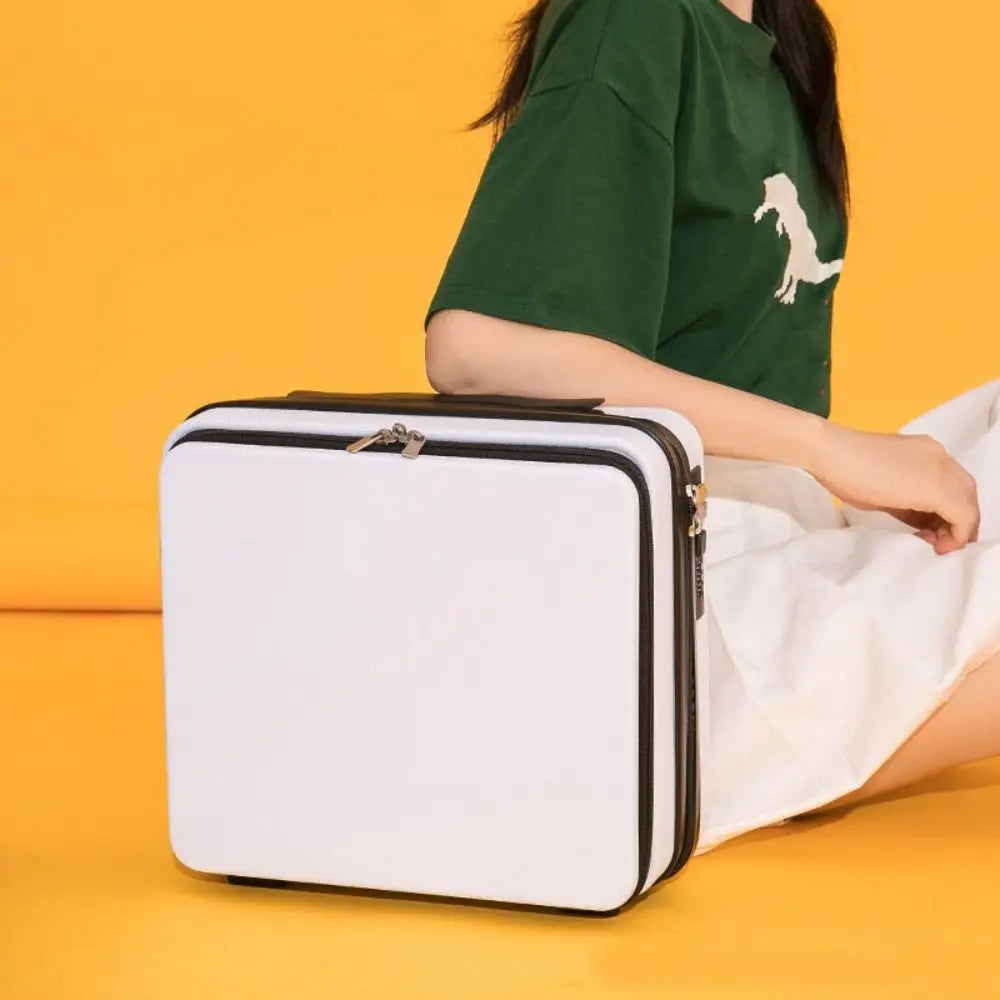 16 Inch Mini Travel Suitcase Lightweight Cosmetic Box Hand Luggage Organizer Makeup Case Password Box Portable Boarding Case