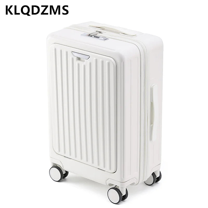 KLQDZMS 20"22"24"26 Inch Luggage New Universal Multifunctional Business Trolley Case Boarding Box with Wheels Rolling Suitcase