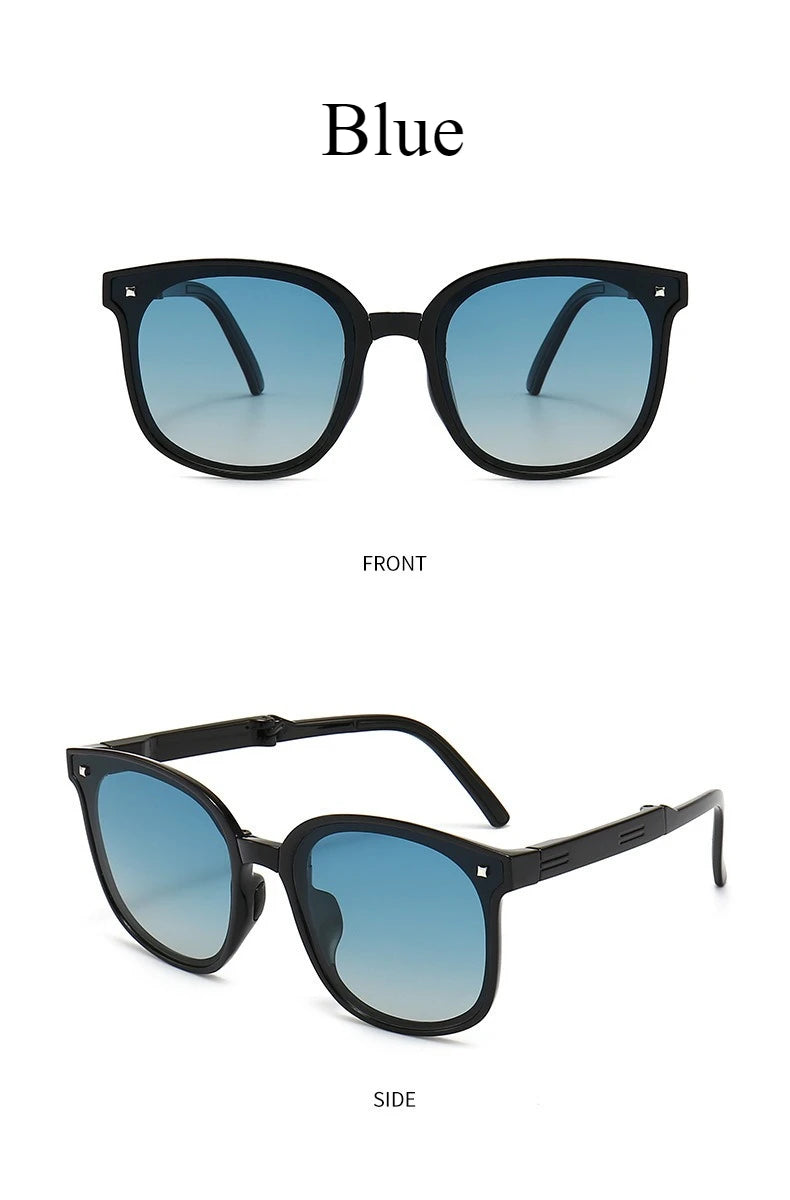 Popular sunglasses for women, polarized sun protection, lightweight, trendy, UV resistant, foldable sunglasses for driving