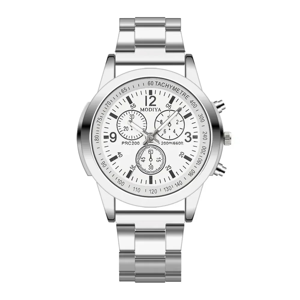Men Watches 2023 Top Brand Stainless Steel Sport Quartz Hour Wrist Analog Watch Relojes Para Hombre שעון יד לגבר Мужские Часы