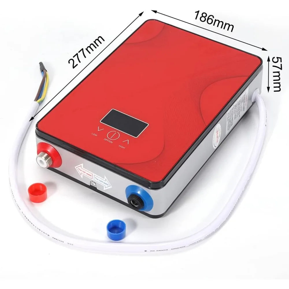 6.5 kW Instantaneous Water Heater Kitchen Instantaneous Water Heater Shower 230 V Ready to Plug Water Heater Tankless