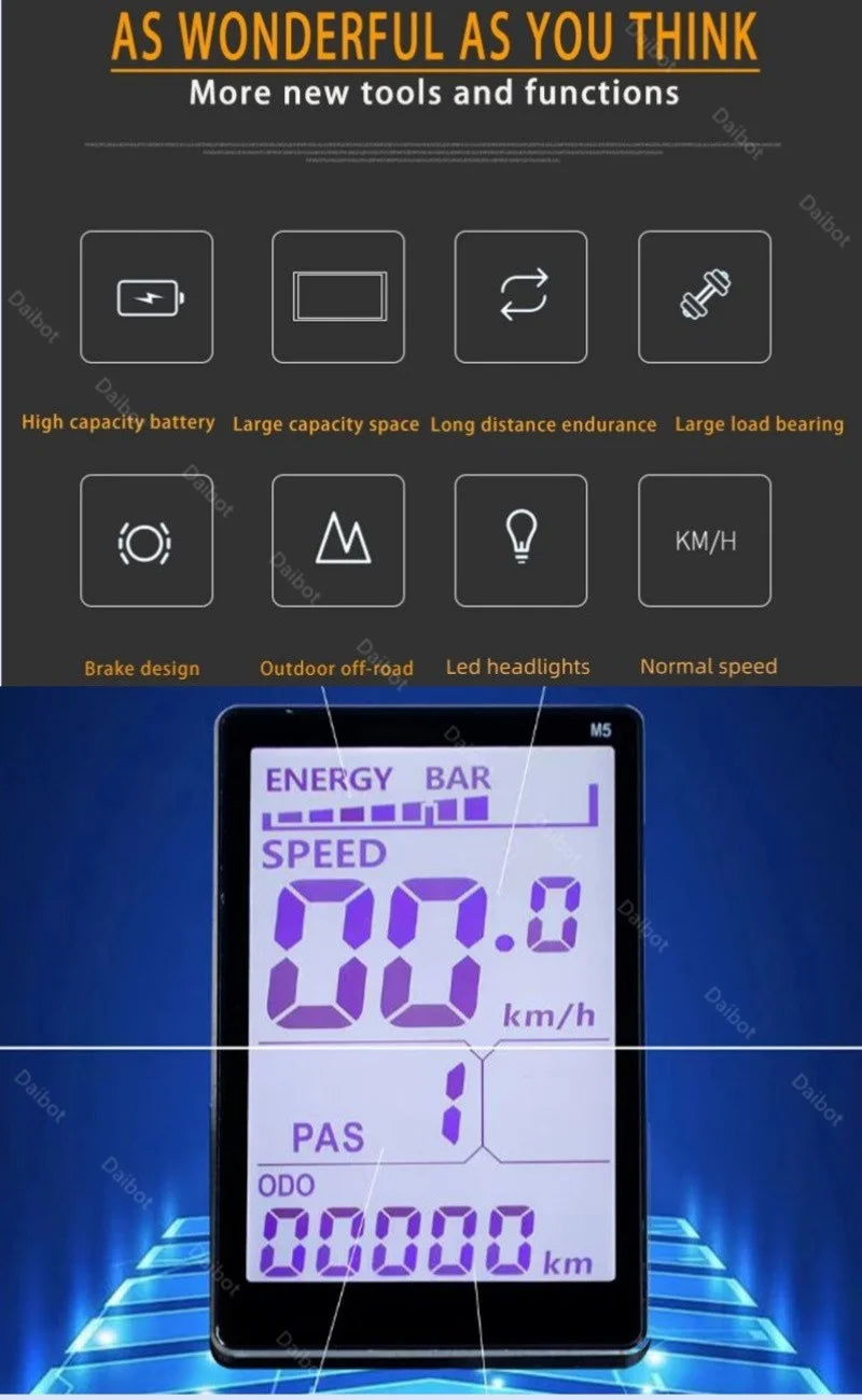 48V 750W Electric Bike For Man Powerful 24 Inch Fat Tire Bike All Terrain Electric Tricycles 3 Wheels for Adults Elderly