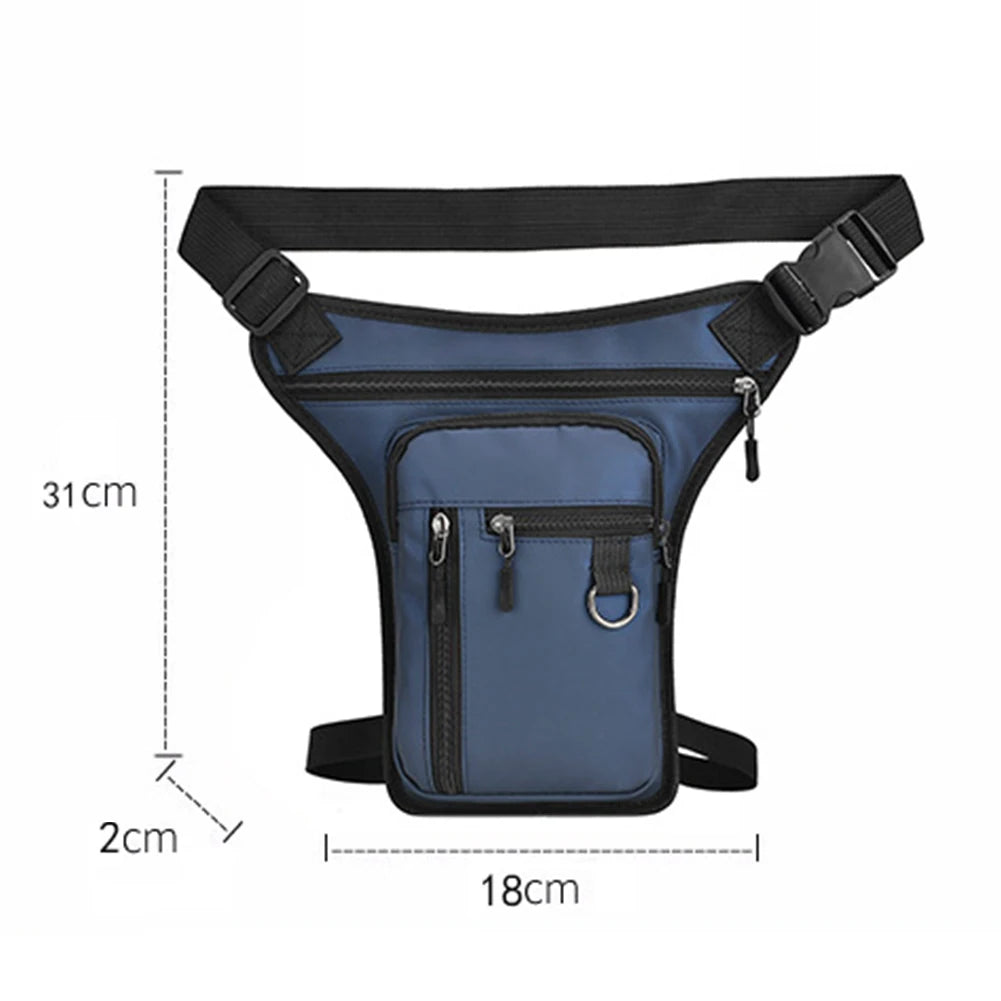 Men Drop Leg Bag Waist Bag Waterproof Men Fanny Pack Phone Purse Motorcycle Riding Shoulder CrossBody Thigh Hip Belt Waist Bags