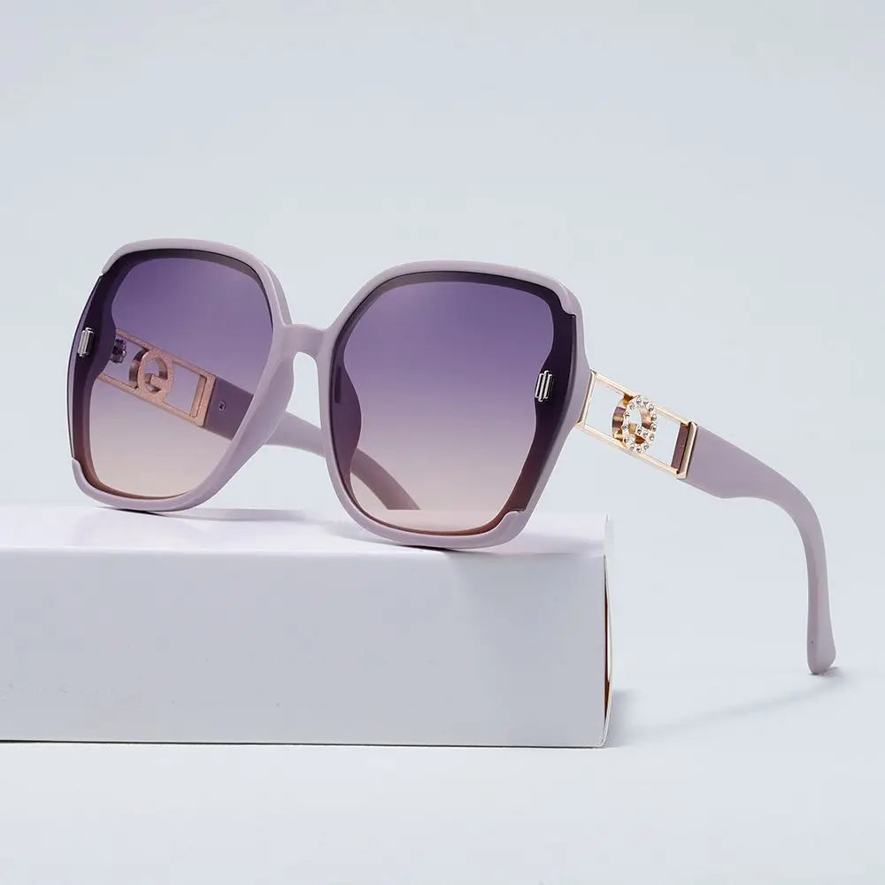 2025 New G Home Sunglasses for Women, UV Resistant Sunglasses for Women, High End, Large Face, Versatile, Slimming Glasses