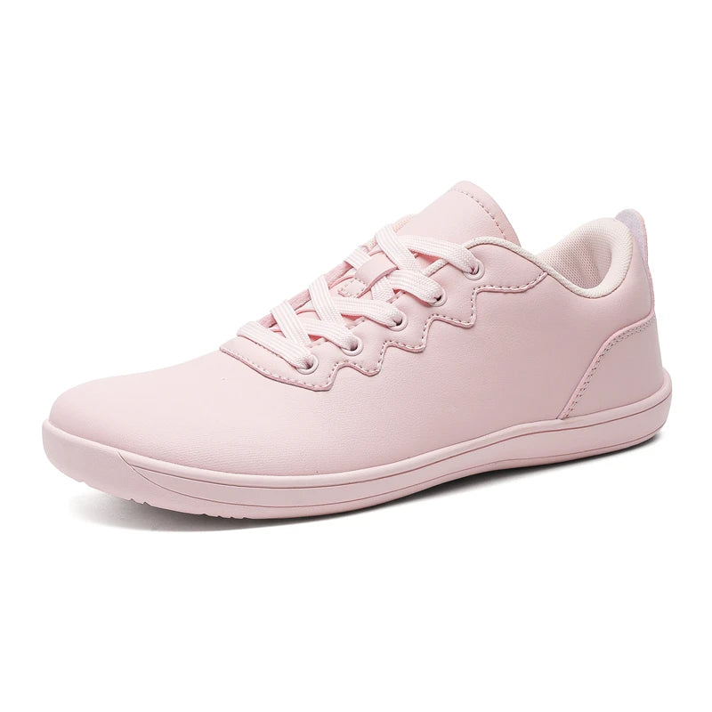 Wide Toe Box Barefoot Shoes for Women Men PU Leather Casual Shoes Zero Drop Dress Sneakers Outdoor Men Walking Shoes EU36-48