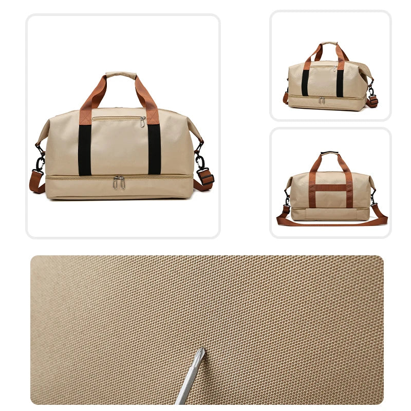 Custom logo Unisex Gym Duffle Bags for Men Large Capacity Luggage Travel Duffel Bags Travel Bags Men