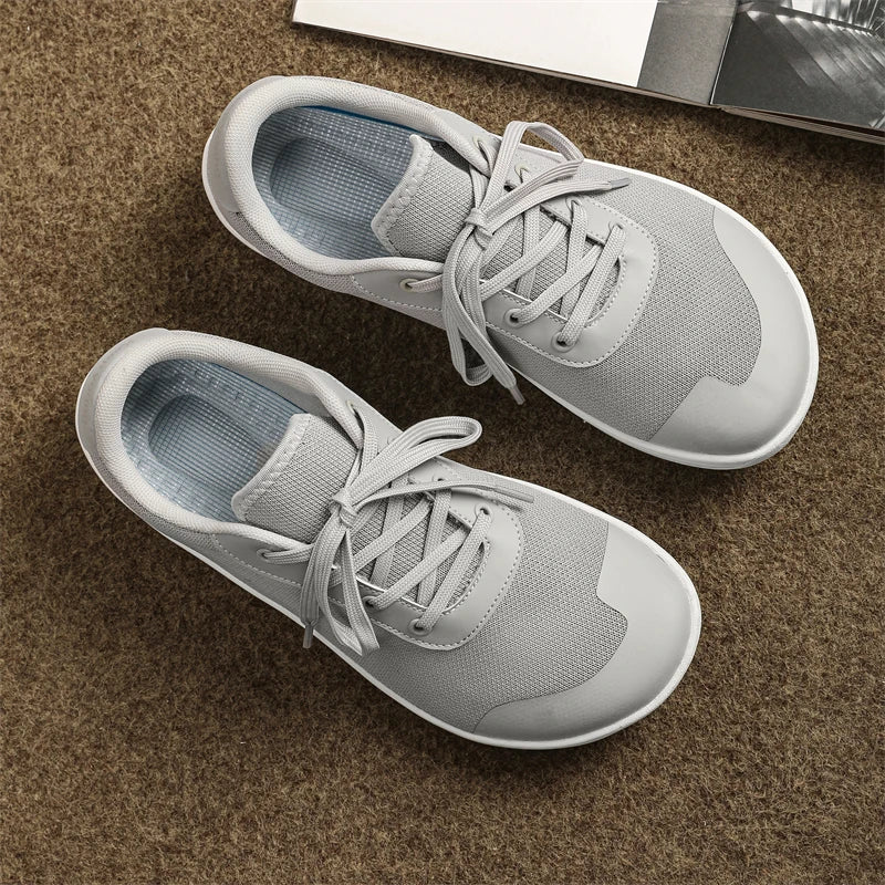 New Minimalist Shoes for Men Wide Toe Barefoot Zero Drop Shoes Casual Breathable Mesh Lightweight Walking Sneakers Man