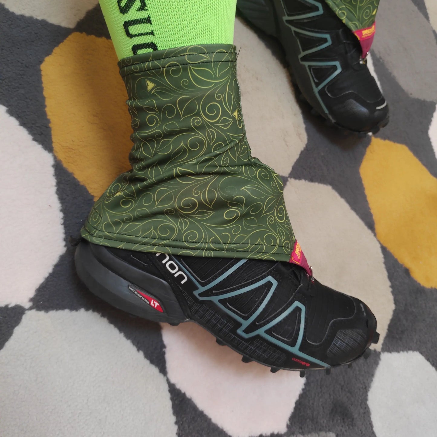 Breathable Low Trail Running Leg Gaiters, Ankle Protection, Anti-Tear Shoes, Hiking Cover