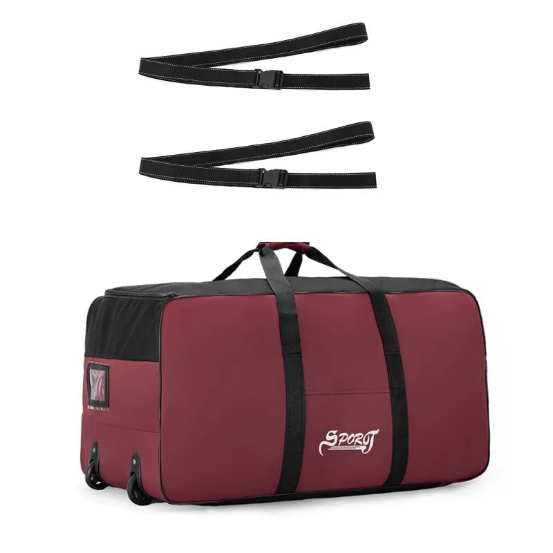 Unisex Wheeled Travel Bag Universal Foldable Luggage Bags with Wheels Large Capacity Waterproof Luggage Storage Carrier Handbag