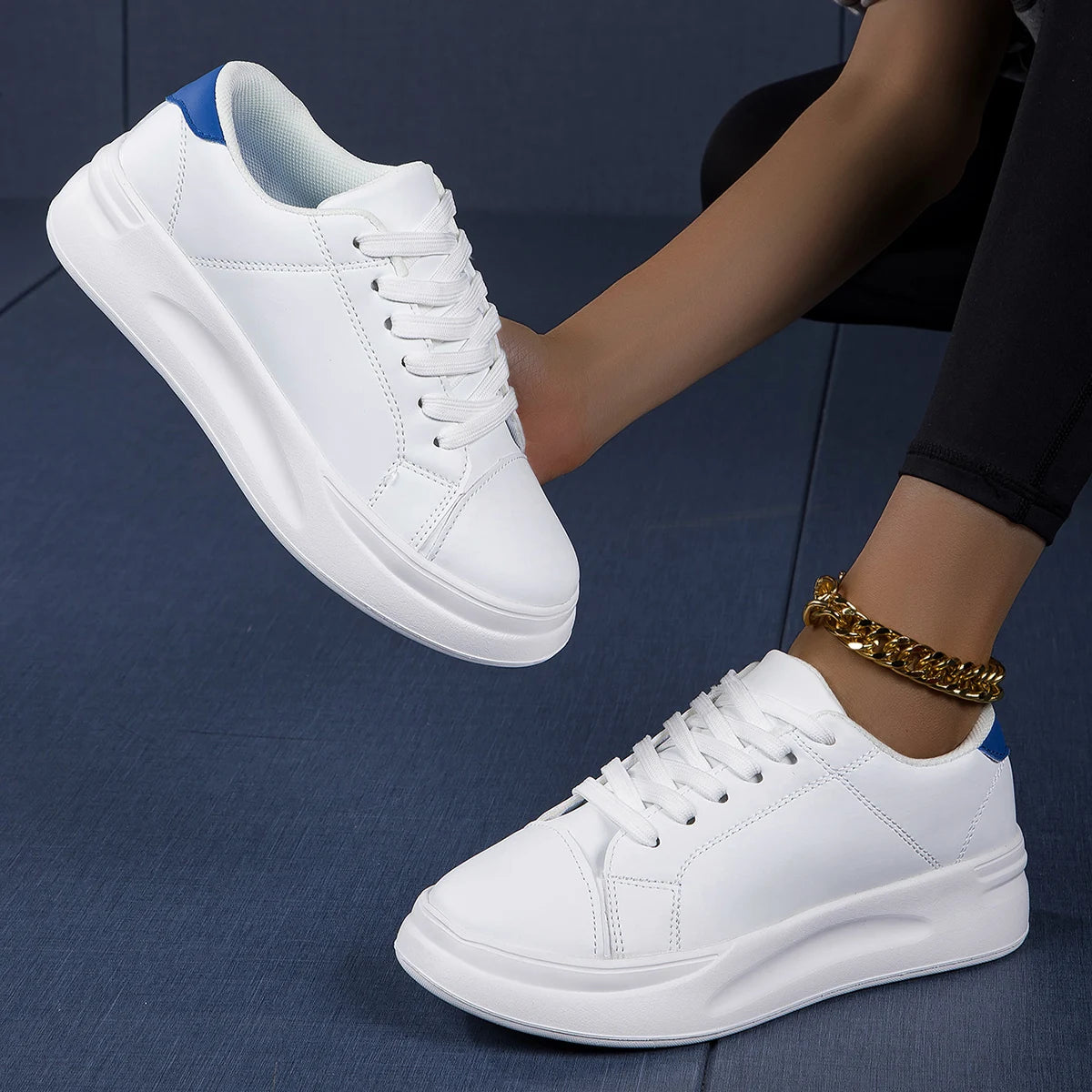 Woman Shoes Hight Quality Sneakers For Female Black White Shoe Fashion Casual Light Walking Footwear Zapatillas Hombre Size35-42