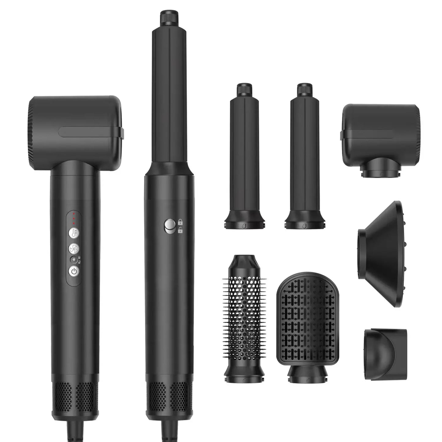 Hair Dryer 7 in 1 Hair Styler Tools Complete Set Salon Brushless Motor 110000rpm Professional Blower Dryerr With Comb