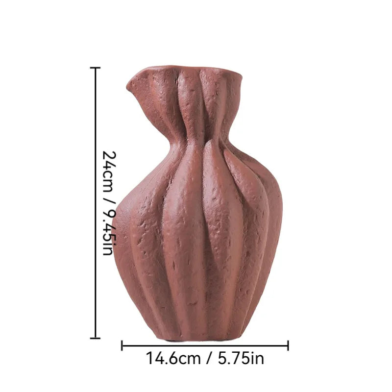 Room Decoration Art Ceramic Vases Ceramic Vases Desktop Flower Arrangement Vases Home Decor Ornaments Soft Decoration Matching