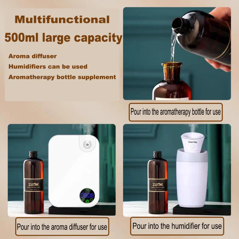DIY House Fragrance Essential Oil 500ml Hilton Hotel Long-lasting Aromatherapy Deodorant For Living Room Bedroom Hotel Toilet