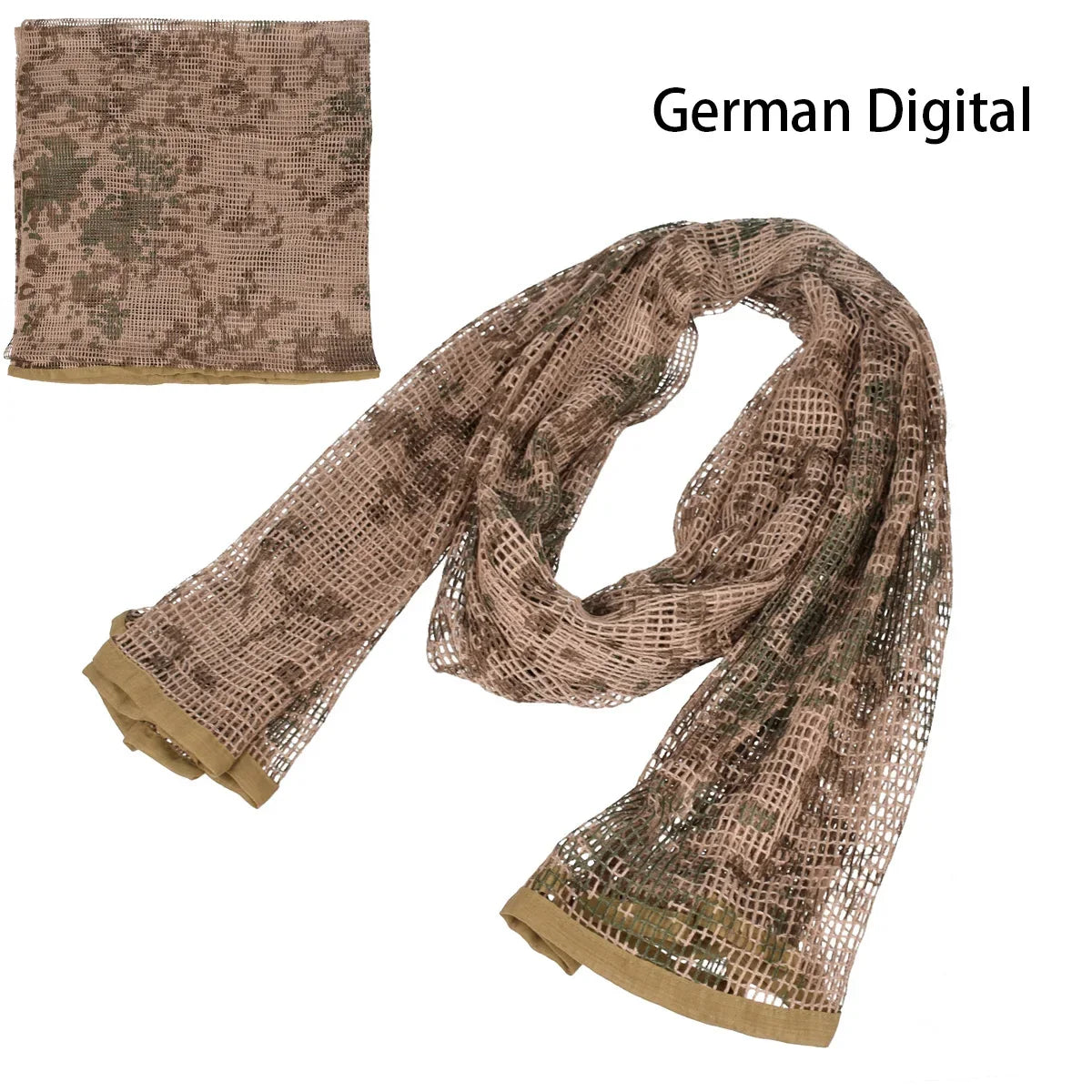 Camouflage Netting Tactical Mesh Net Camo Scarf Sports Hunting Shooting Wild Photography Sniper Camo Mesh Hiking Scarves