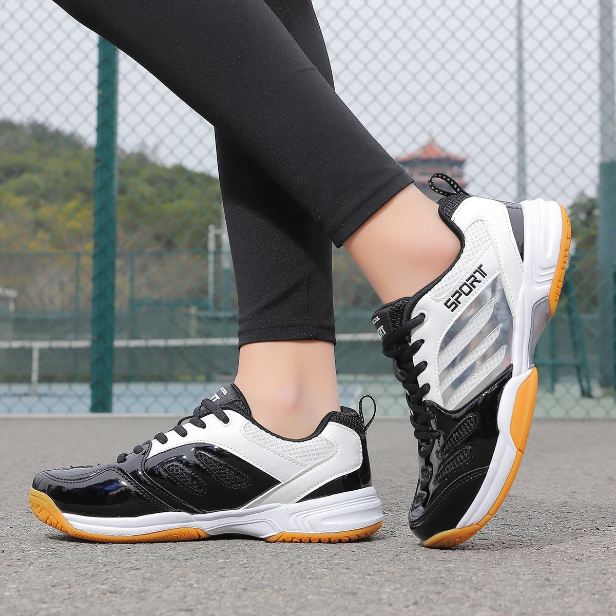 Badminton Shoes, Non-Slip, Wear-Resistant, Ultra-Light, Shock-Absorbing, Breathable, Professional Sports Shoes for Men and Women