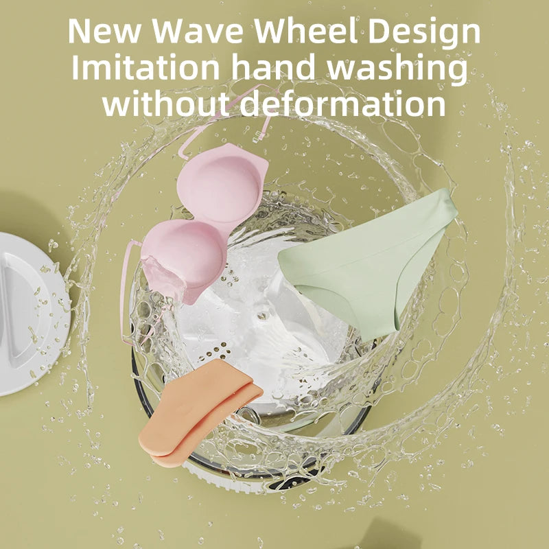 Wireless Washing Machine, , 1L Mini Sock Washing Machine,portable Underwear and Sock Cleaner, Dehydrating Washing Bucket