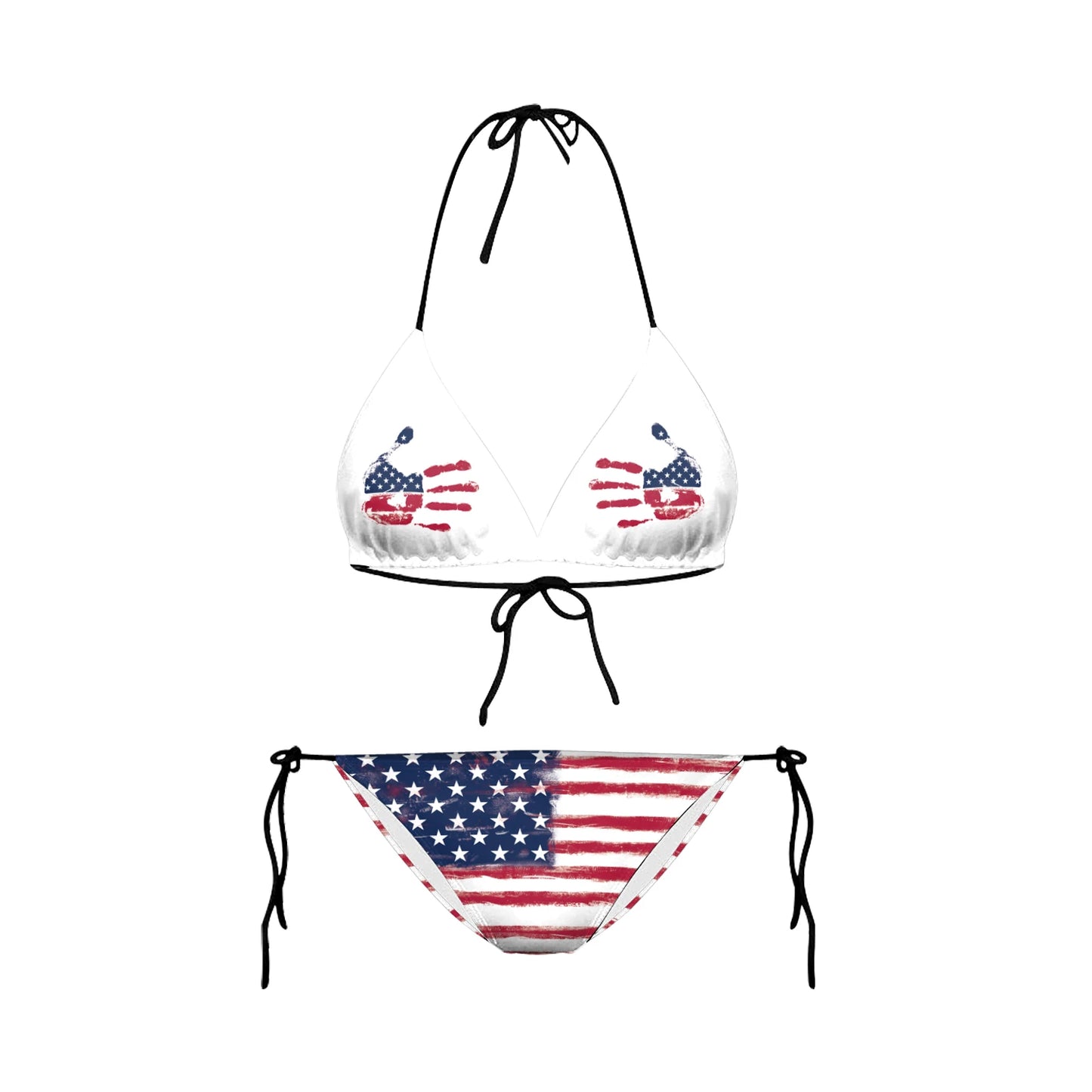 2023 Bikinis Mujer Women Bikinis Swimwear Beach Wear American Flag Bikini 3D Printed Sexy Swimsuit Bathing Suits
