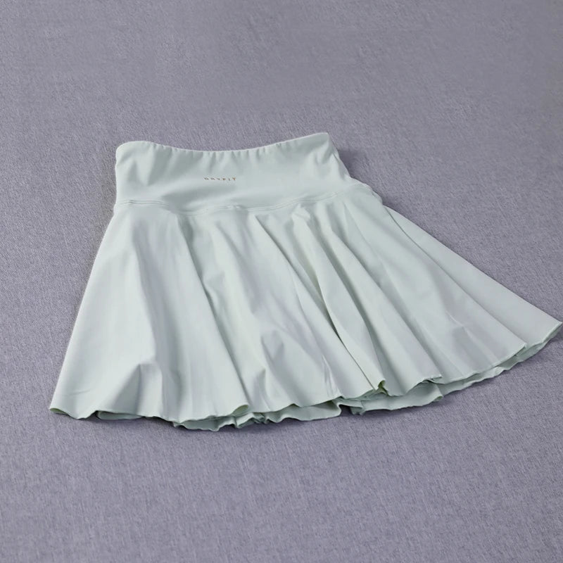 Yoga Wear Athletic Skorts Running Workout Sports Skirts High Waisted Pleated Tennis Skirt for Women