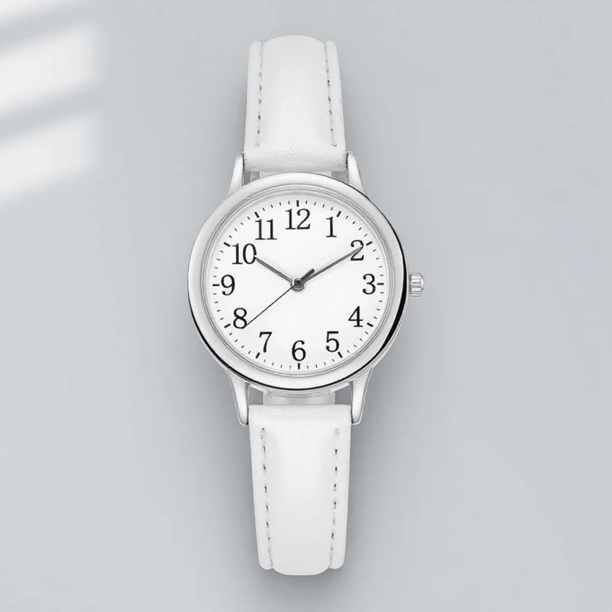 Women Quartz Watch Fashion Simple Dial Thin Bracelet Easy to Read Numerals Ladies Wristwatch Casual Stylish Watch for Women