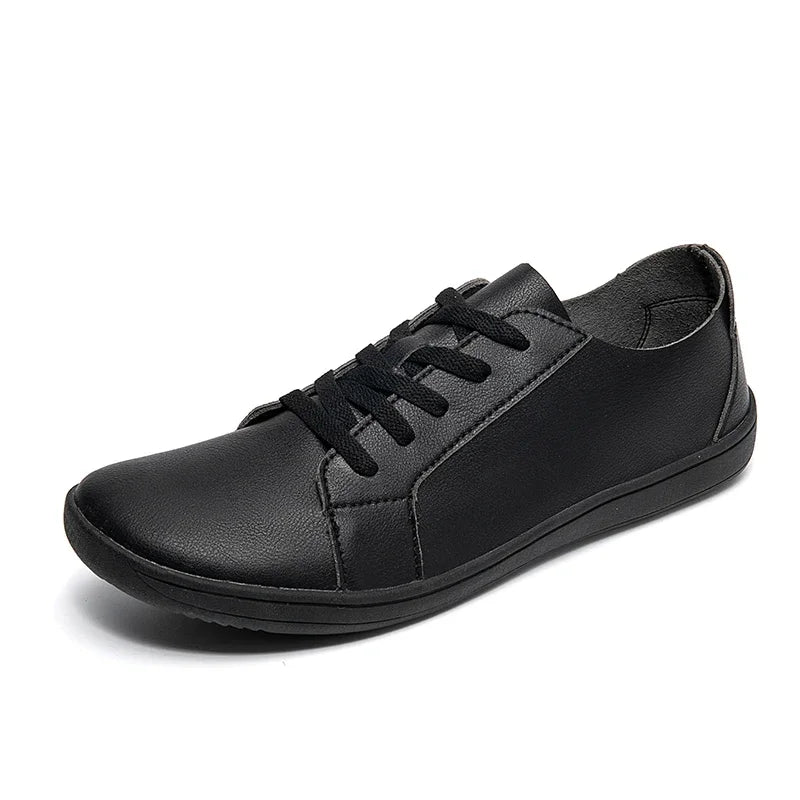 New Minimalist Shoes for Men Wide Toe Barefoot Zero Drop Shoes Casual Artificial Leather Lightweight Walking Sneakers for Men