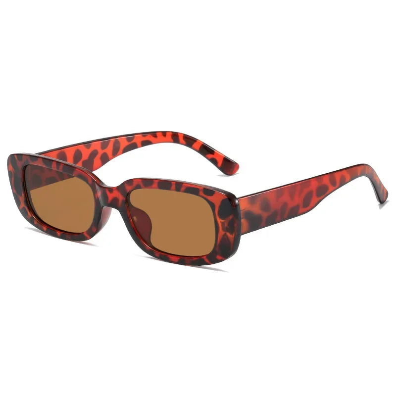 New Small Sunglasses Women Men Trendy Vintage Brand Designer Hip Hop Square Green Sun Glasses Female Eyewear UV400