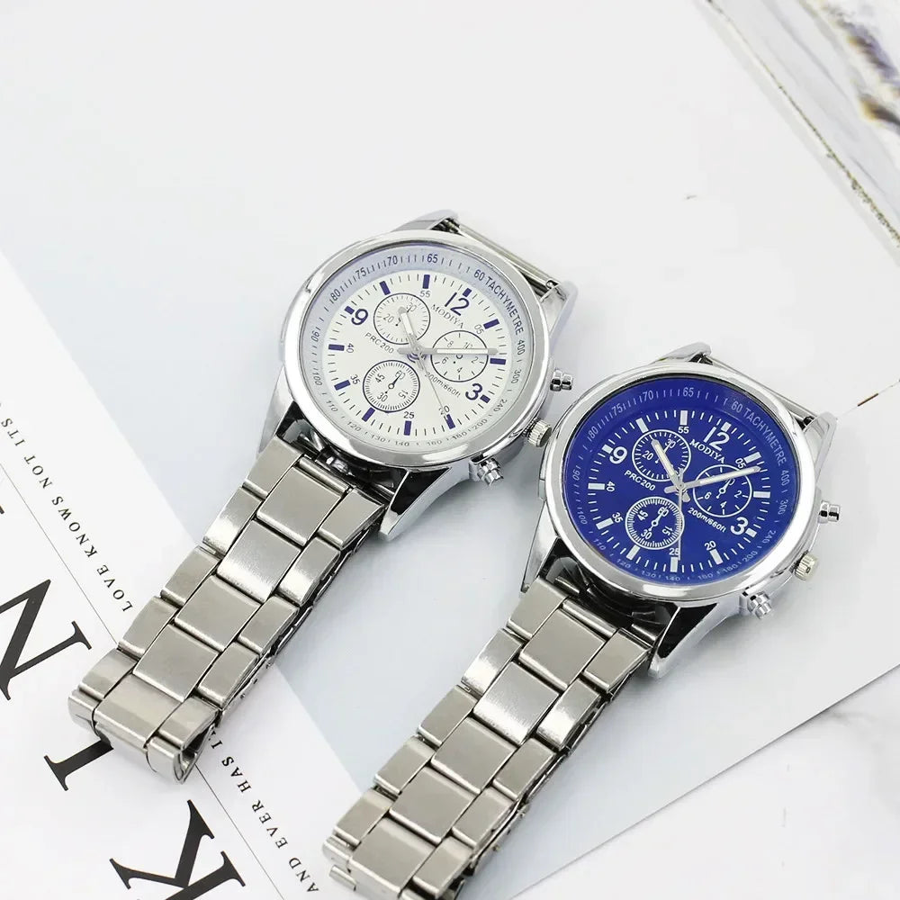 Men Watches 2023 Top Brand Stainless Steel Sport Quartz Hour Wrist Analog Watch Relojes Para Hombre שעון יד לגבר Мужские Часы