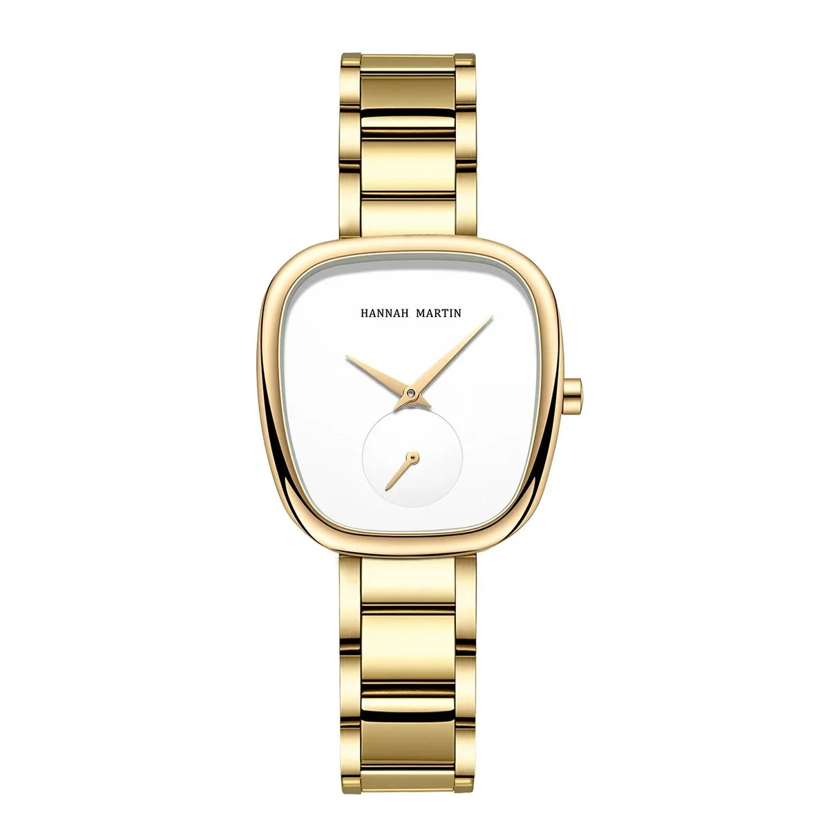 2025 New Women's Quartz Wristwatch 34mm Wine Barrel Rose Gold Black Stopwatch Fashionable Minimalist Style Oval Women's Watches