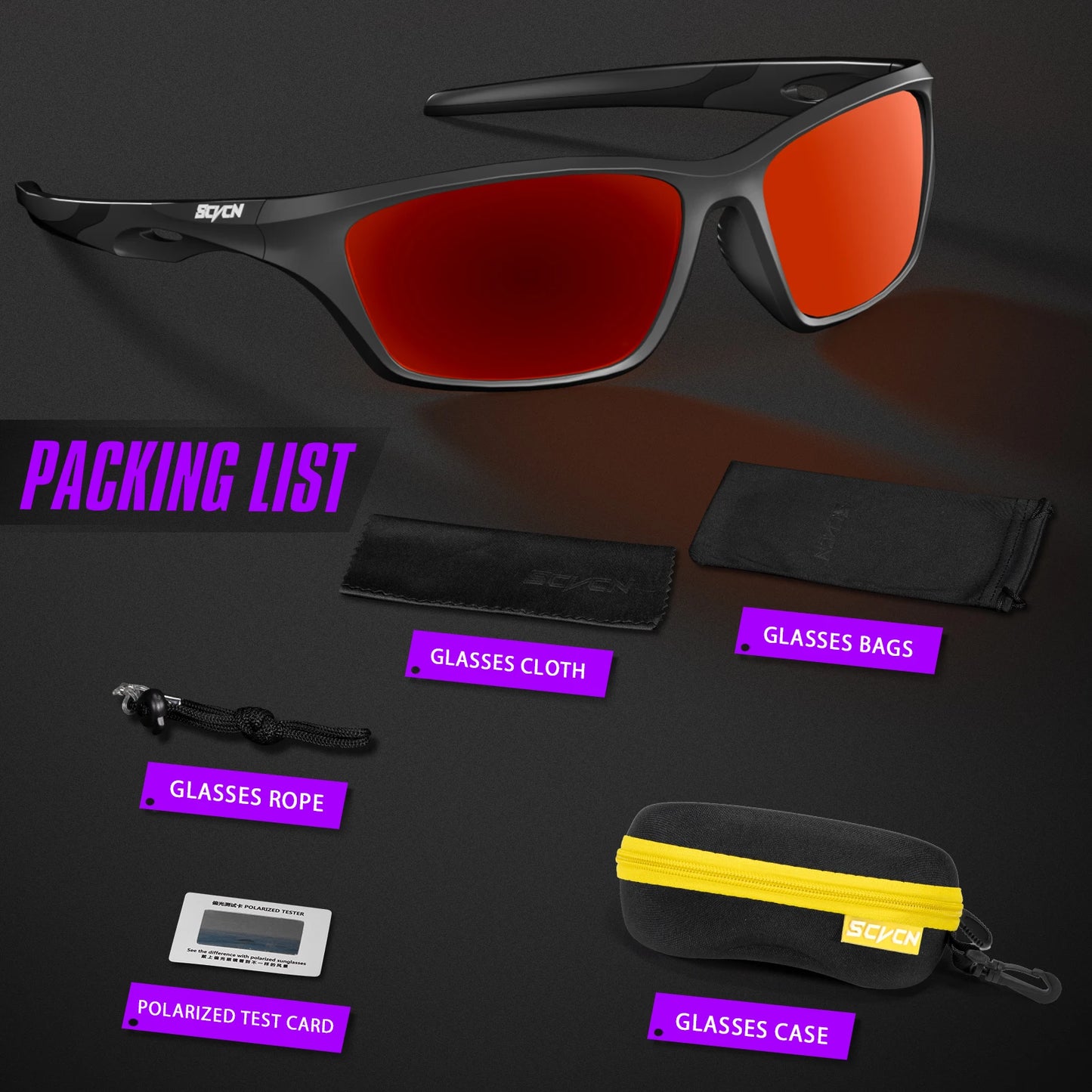 Cycling Sunglasses for Men and Women, Sports Eyewear, Mountain Bicycle Riding Goggle, Road Bike, New, 2023