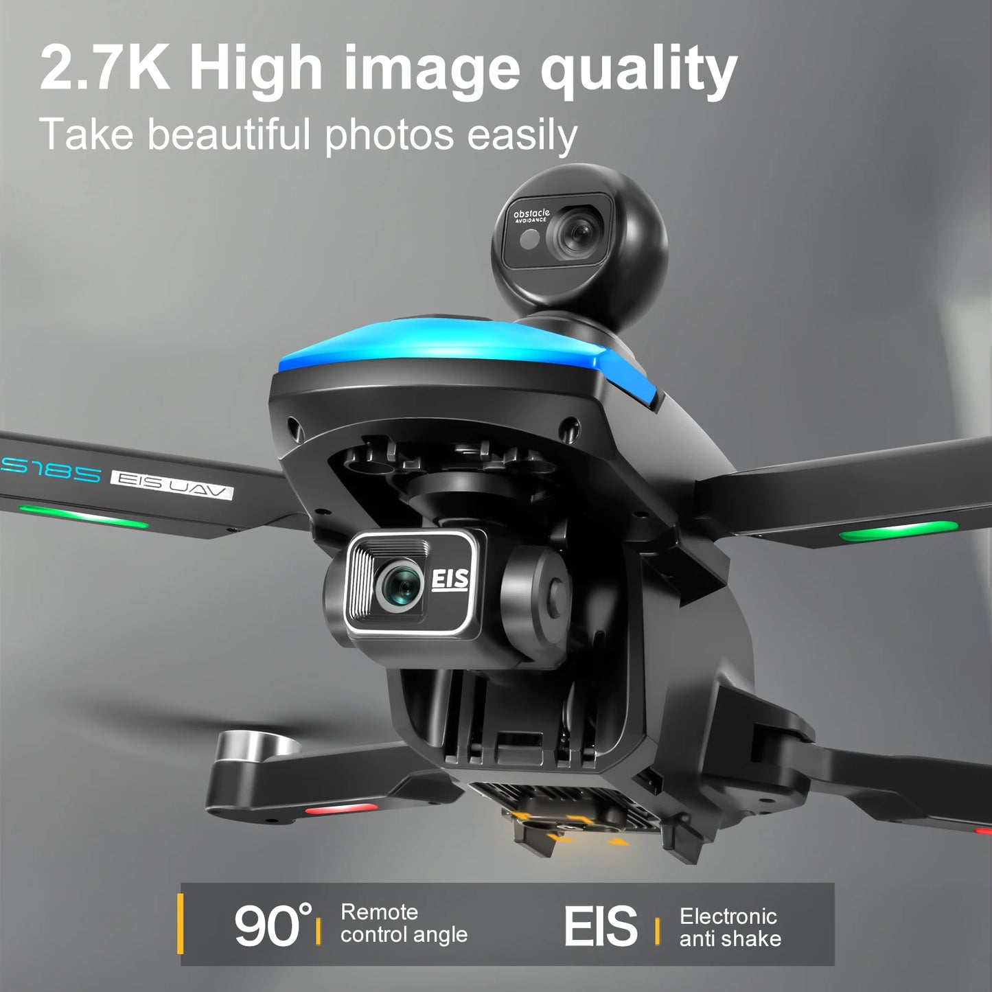 S185 GPS Drone 4K Professional Dual Camera 5G Digital Image Transmission 3-Axis Gimbal 360° Obstacle Avoidance RC Quadcopter 5KM