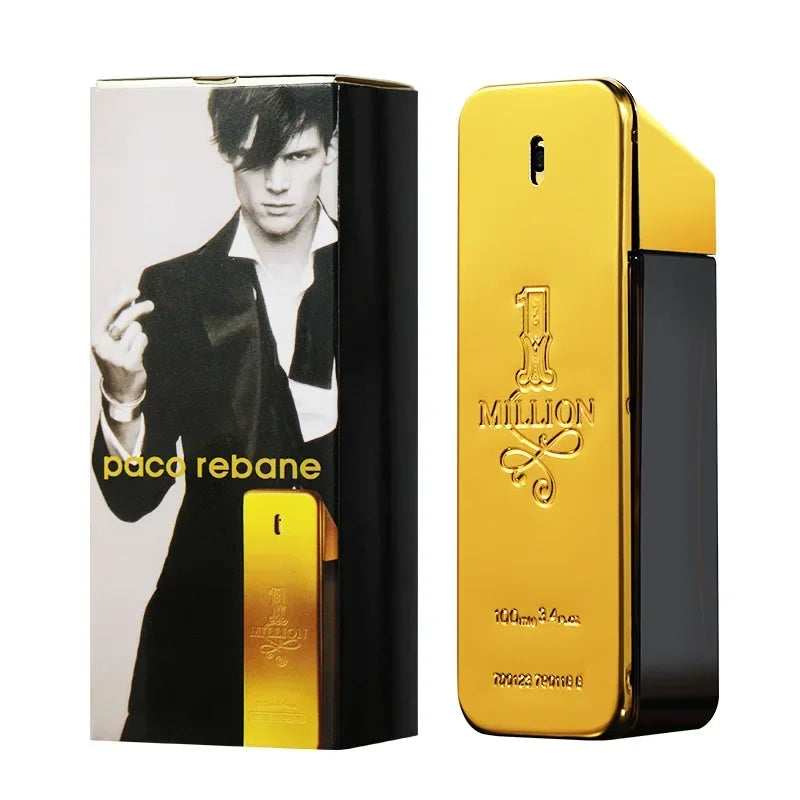 100ML Million Gold Men's Perfume Long Lasting Strong Men's Strong Spicy Pheromone Cologne Body Spray Perfumes Parfum Homme