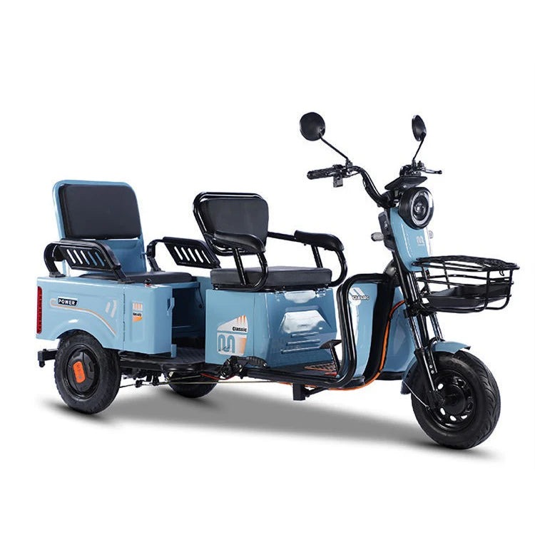 Adult Leisure Electrical 60V Tricycle Cargo Household for 3 Person Disabled Electric Scooter Electric Cars Vehicles for Adults